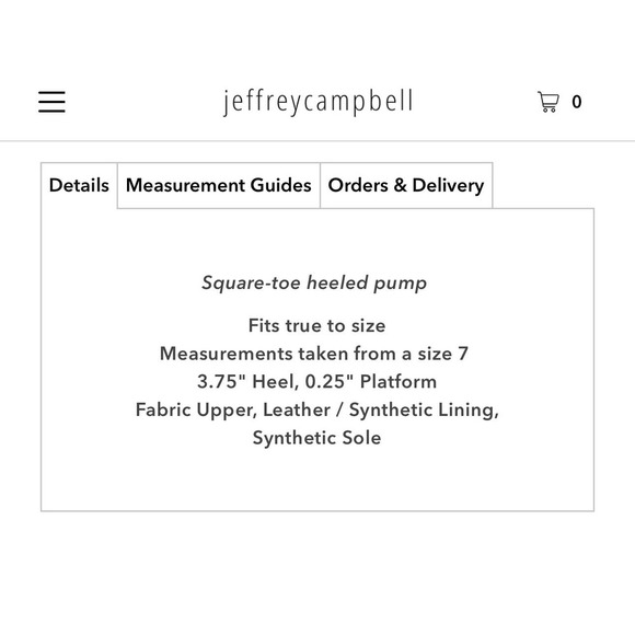 Jeffrey Campbell Popular Square-Toe Heel Pump in Dark Blue Neoprene Size 7 - Picture 2 of 9